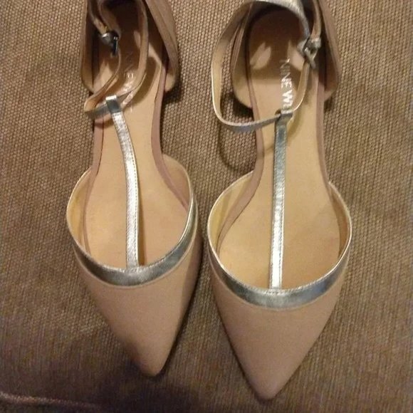 ❤️LOT 3 2 NINE WEST 1 J RENEE Womens Size 7 1/2 Pointy Toe Ballet Flats - Picture 3 of 6
